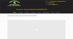 Desktop Screenshot of chesterfieldelectricandhvac.com